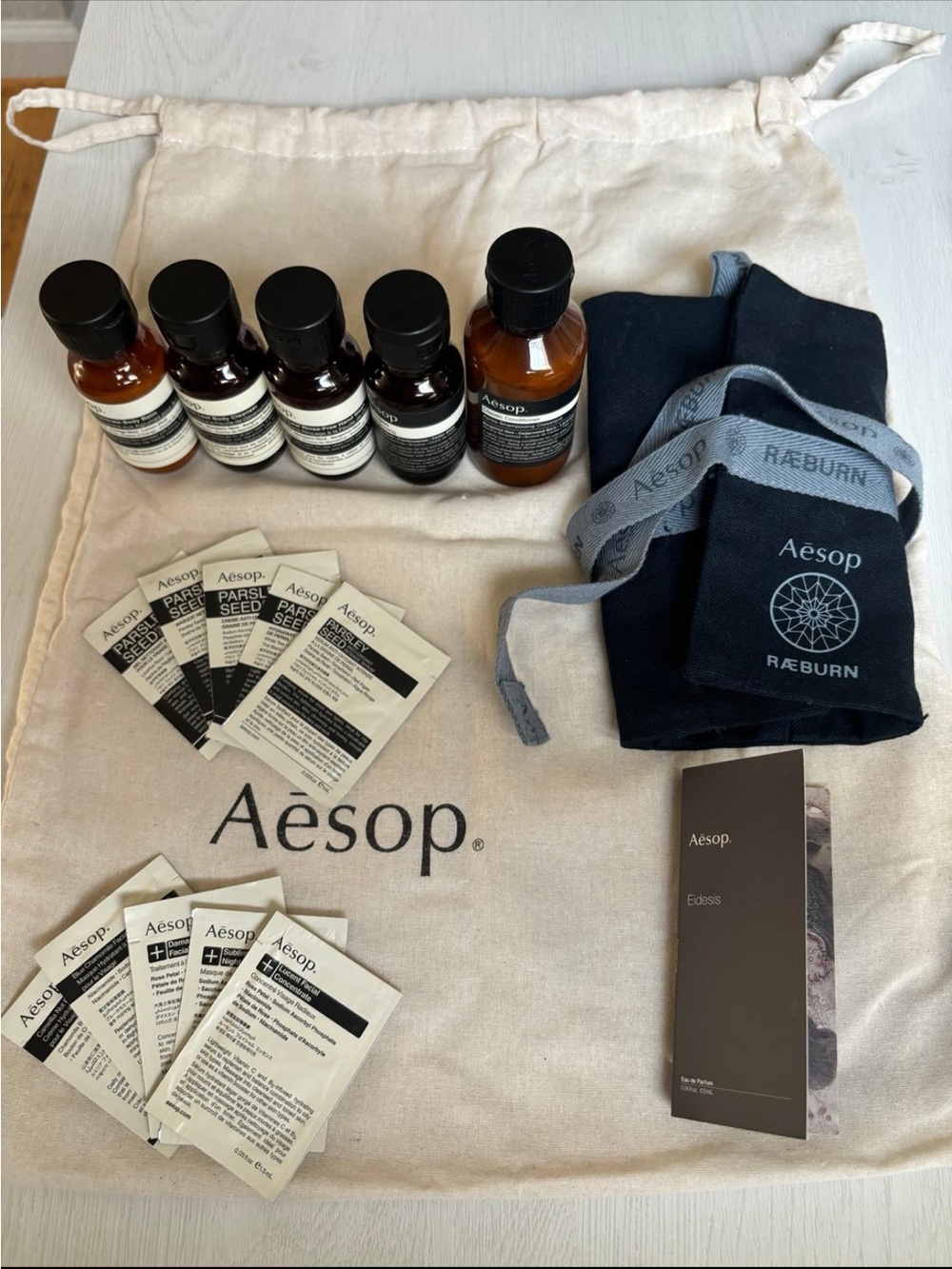 NEW Aesop bundle with limited edition pouch